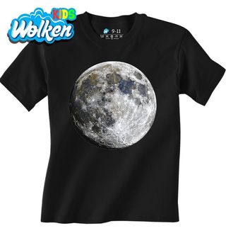 Dětské tričko Detailní Měsíc s Krátery.jpg