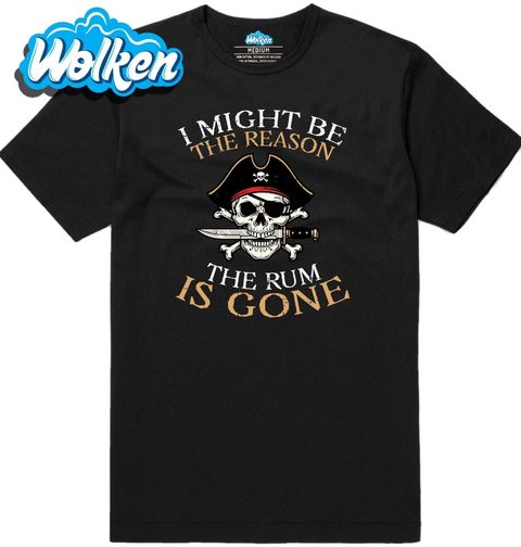 Obrázek produktu Pánské tričko Pirát Možná jsem důvod, proč je rum pryč