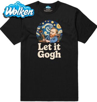 Pánské tričko Vincent van Gogh ve Hvězdné noci Nech to být Let it Gogh.jpg