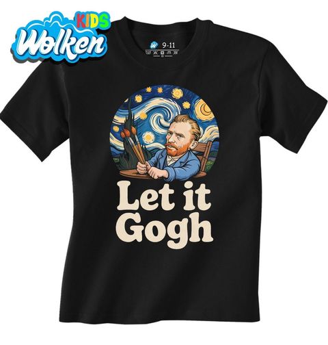 Obrázek produktu Dětské tričko Vincent van Gogh ve Hvězdné noci Nech to být Let it Gogh