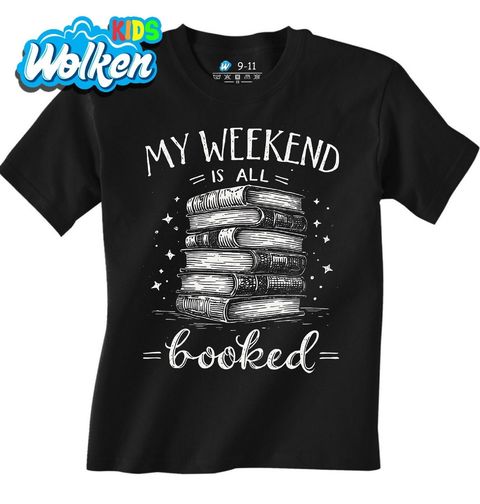 Obrázek produktu Dětské tričko Můj víkend je celý zabookovaný