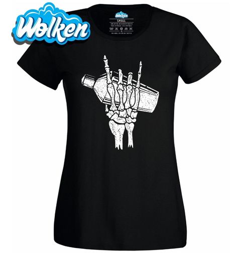 Obrázek produktu Dámské tričko Kostlivec Barman se Shakerem