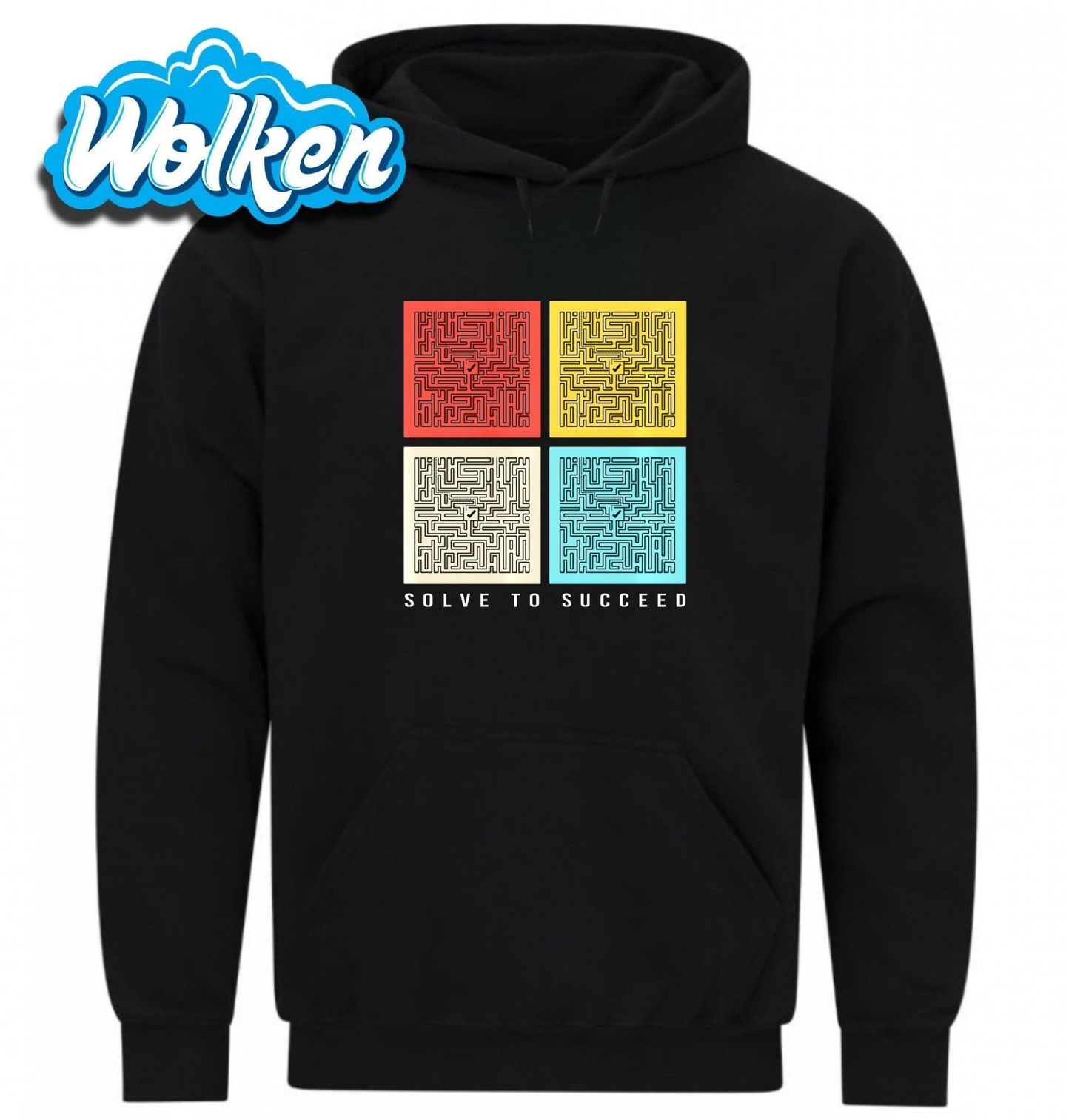 Mikina Barevné Bludiště Solve to Succeed.jpg