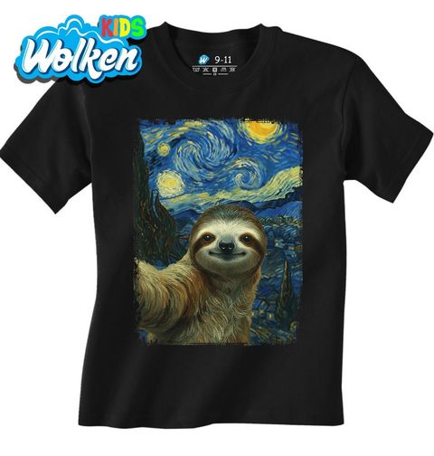 Obrázek produktu Dětské tričko Lenochod ve Hvězdné noci