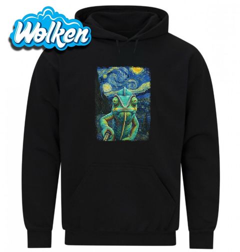 Obrázek produktu Pánská mikina Selfie Chameleona ve Hvězdné noci