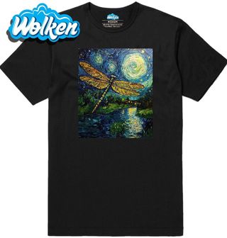 Pánské tričko Vážka ve Hvězdné noci.jpg
