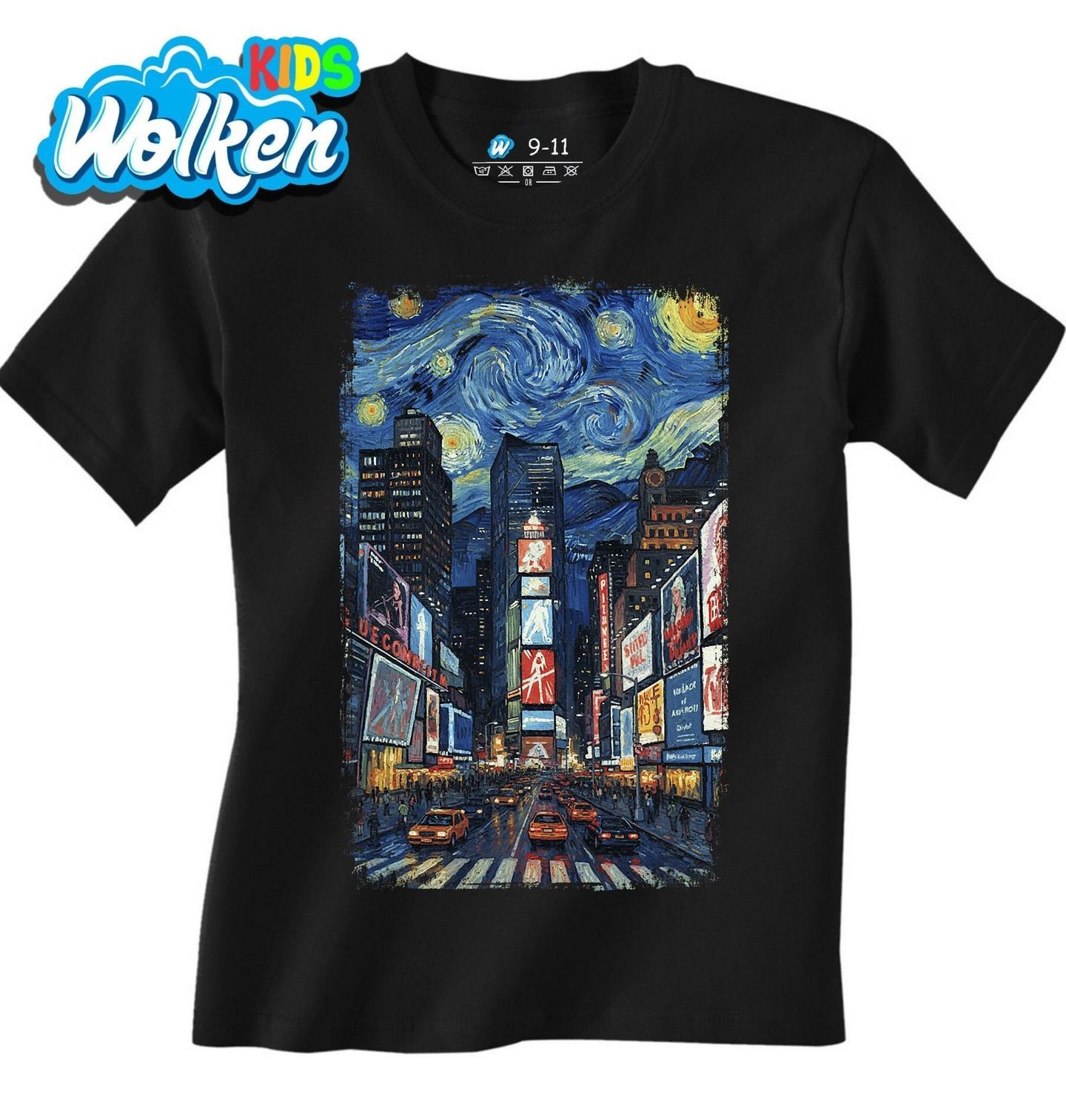 Dětské tričko New York Times Square ve Hvězdné noci.jpg