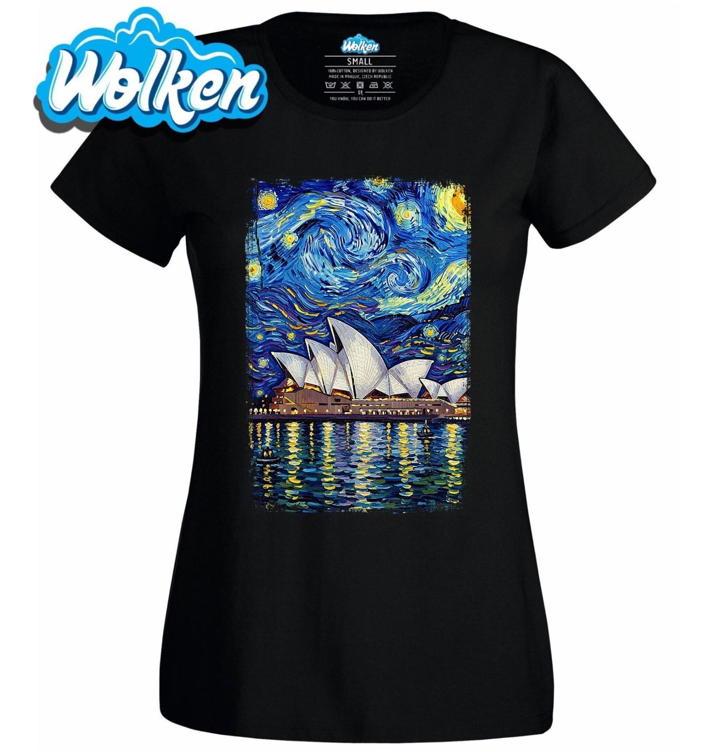 Dámské tričko Sydney Opera ve Hvězdné noci.jpg