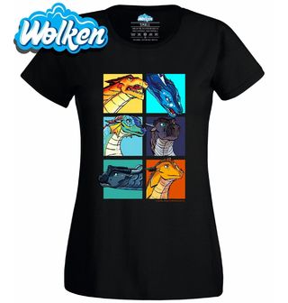 Dámské tričko Ohnivá křídla Dragonets of Destiny Wings of Fire.jpg