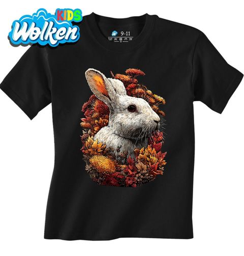 Obrázek produktu Dětské tričko Bílý Králík v Listí