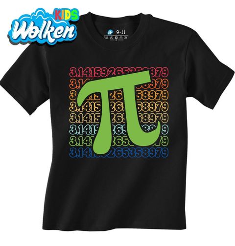Obrázek produktu Dětské tričko Retro Pí (π) 3,14159...