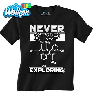 Dětské tričko Nikdy nepřestávej objevovat Never Stop Exploring.jpg