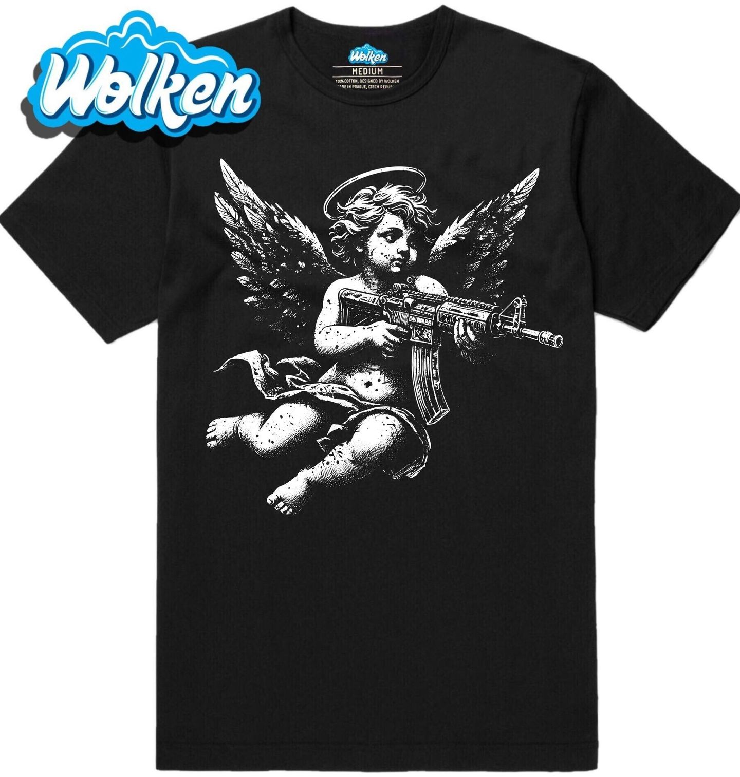Pánské tričko Anděl Cupid s AK-47.jpg