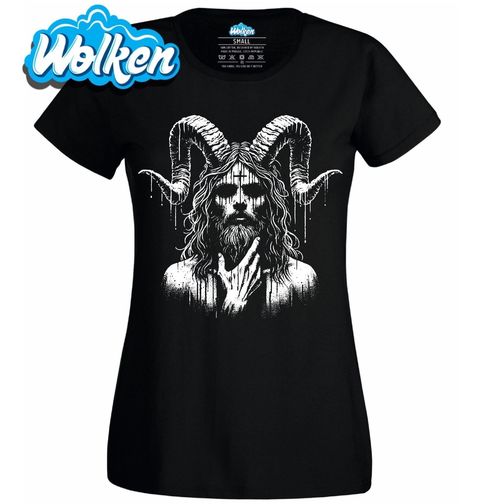 Obrázek produktu Dámské tričko Rohatý Bůh Antikrist