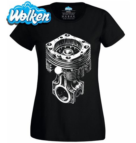 Obrázek produktu Dámské tričko Motorový Píst a Válec