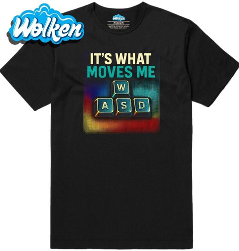 Obrázek produktu Pánské tričko Klávesy WASD It’s What Moves Me