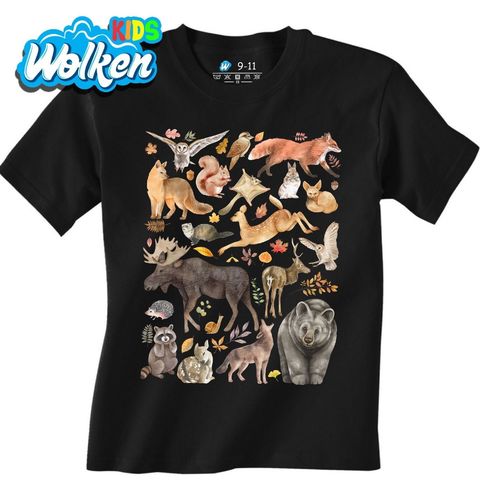 Obrázek produktu Dětské tričko Zvířata z Lesa
