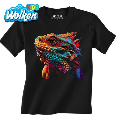 Obrázek produktu Dětské tričko Neonová Agama Vousatá Bearded Dragon