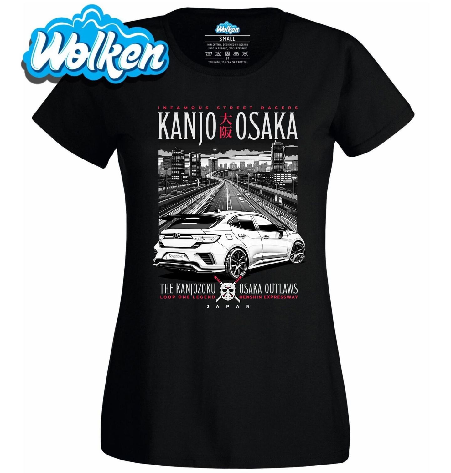 Dámské tričko Pouliční Závodníci Kanjozoku Osaka.jpg