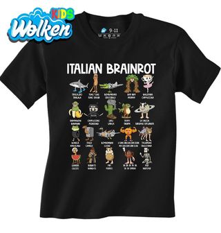Dětské tričko Kolekce Šílených Postaviček Italian Brainrot.jpg