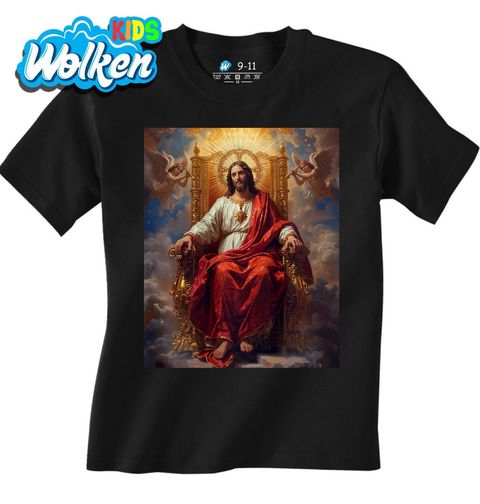 Obrázek produktu Dětské tričko Ježíš na Nebeském Trůnu