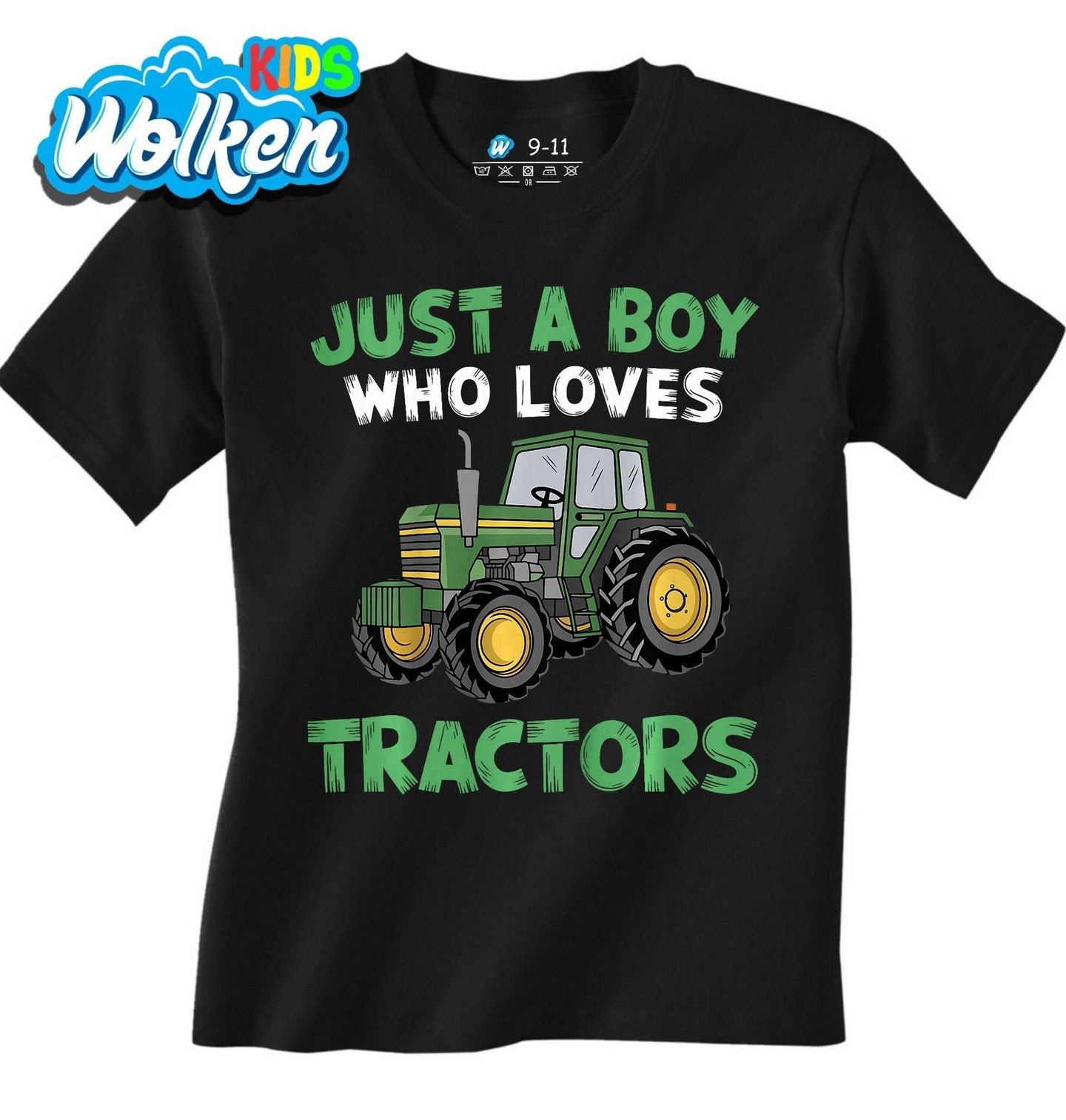 Dětské tričko Kluk, který miluje traktor Just a boy who loves tractors.jpg