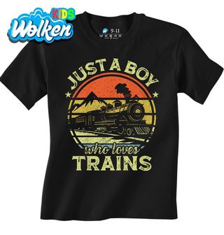 Dětské tričko Prostě kluk, který miluje vlaky This Boy Loves Trains.jpg