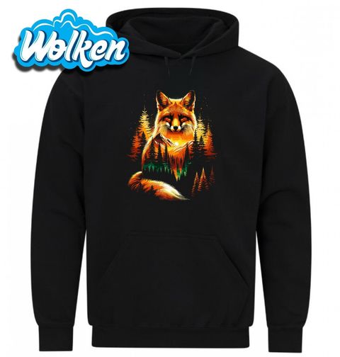 Obrázek produktu Pánská mikina Liška v Lese při Západu Slunce