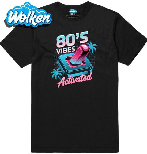 Obrázek produktu Pánské tričko Vibes 80. let Aktivovány 80’s Vibes Activated