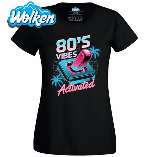 Obrázek produktu Dámské tričko Vibes 80. let Aktivovány 80’s Vibes Activated