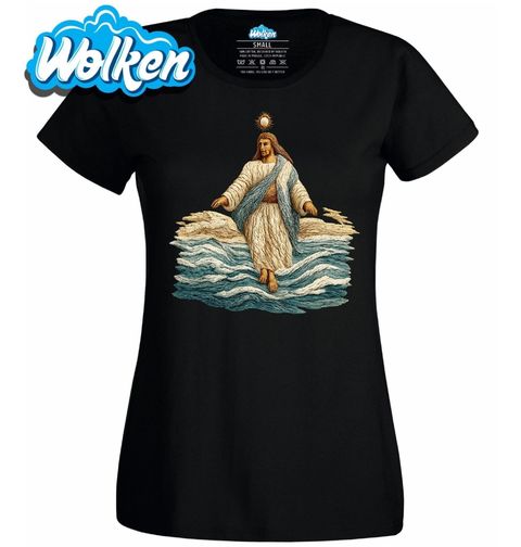 Obrázek produktu Dámské tričko Ježíš chodící po Vodě