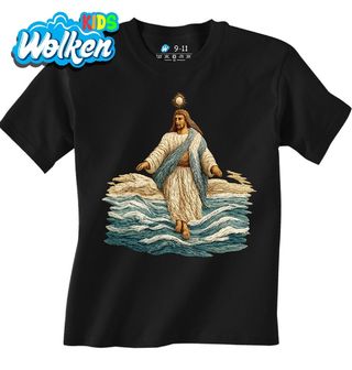 Dětské tričko Ježíš chodící po Vodě.jpg