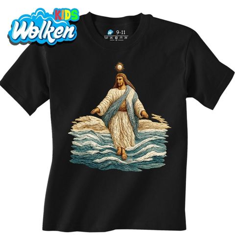 Obrázek produktu Dětské tričko Ježíš chodící po Vodě