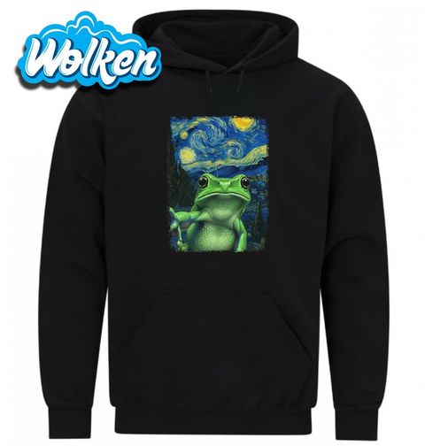 Obrázek produktu Pánská mikina Rosnička zelená ve Hvězdné noci