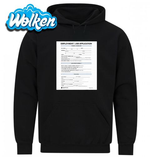Obrázek produktu Pánská mikina Přihláška do zaměstnání Employment / Job Application