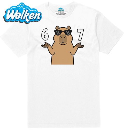 Obrázek produktu Pánské tričko Kapybara 67 Six Seven Meme