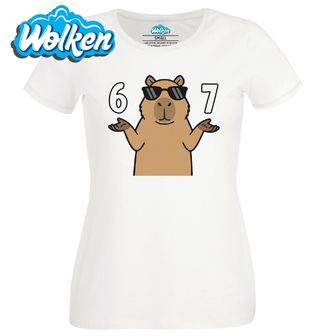 Dámské tričko  Kapybara 67 Six Seven Meme.jpg