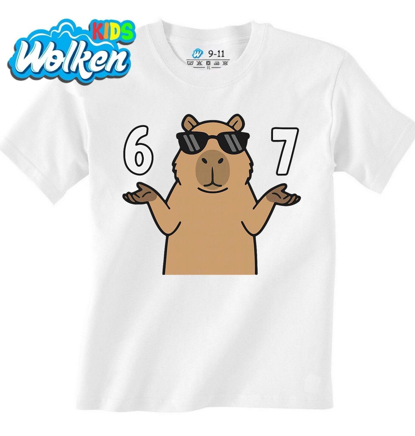 Dětské tričko Kapybara 67 Six Seven Meme.jpg