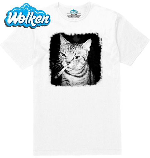 Obrázek produktu Pánské tričko Gangsta Kočka s Jointem