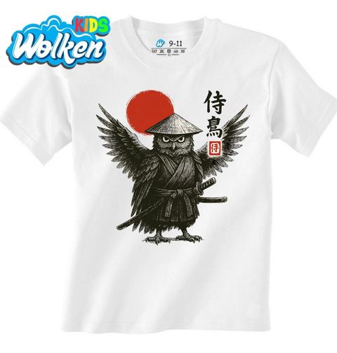 Obrázek produktu Dětské tričko Noční Samuraj Sova