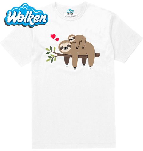 Obrázek produktu Pánské tričko Spící Lenochod s Mládětem