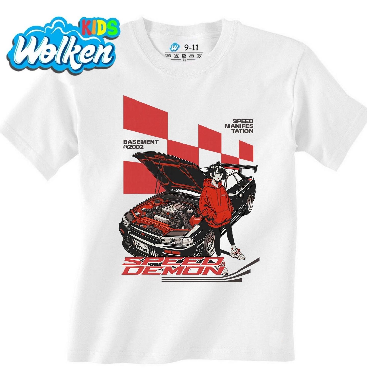 Dětské tričko Démon rychlosti Speed Demon JDM Car.jpg