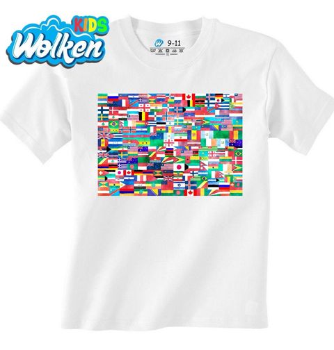 Obrázek produktu Dětské tričko Vlajky Států Světa Flags of Countries