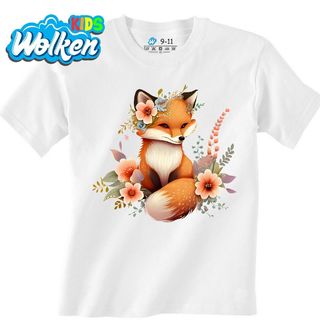 Dětské tričko Liška mezi Květinami.jpg