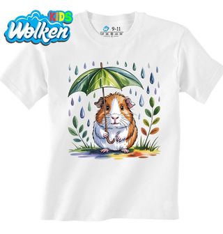 Dětské tričko Morče hladkosrsté v Dešti.jpg