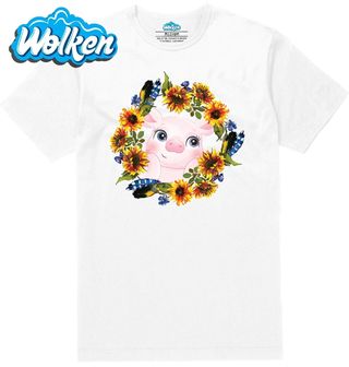 Pánské tričko  Prasátko v Květinovém Věnci.jpg