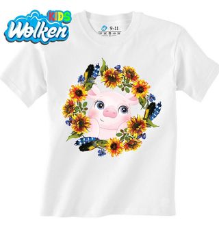Dětské tričko Prasátko v Květinovém Věnci.jpg