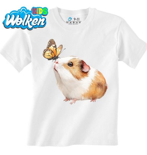 Obrázek produktu Dětské tričko Morče hladkosrsté s Motýlem