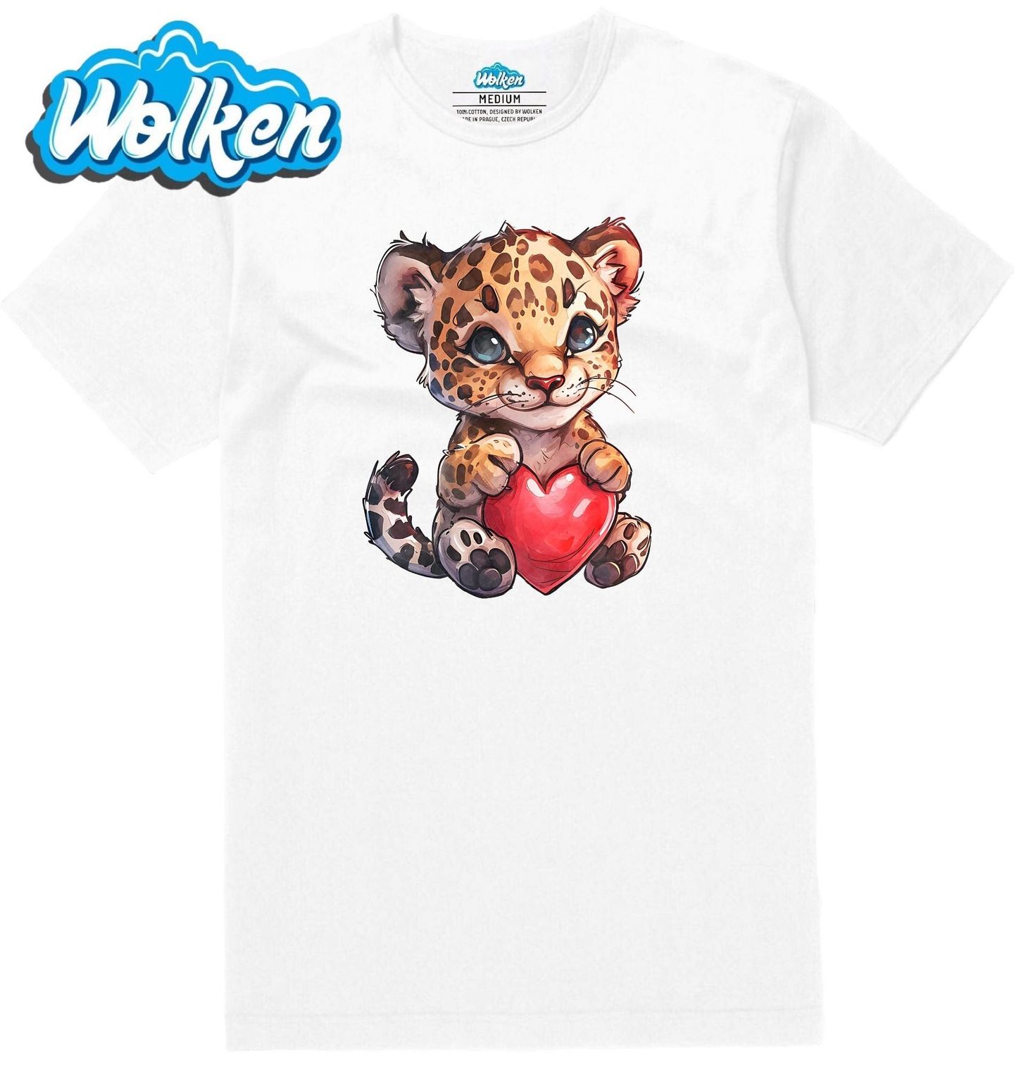 Pánské tričko  Mládě Geparda se Srdem.jpg