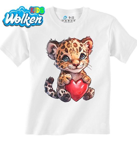 Obrázek produktu Dětské tričko Mládě Geparda se Srdcem